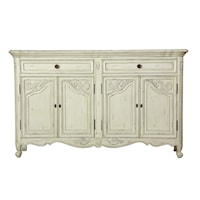 French Country Four Door Cabinet