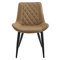 Modern Quilted Back Accent Chair