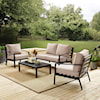 Accentrics Home Outdoor Slat Back Outdoor Set