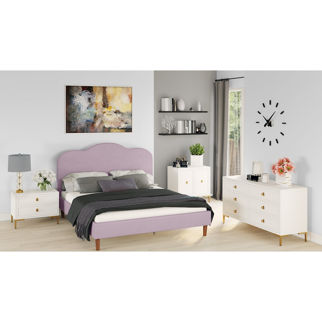 Accentrics Home Fashion Beds Upholstered Bed