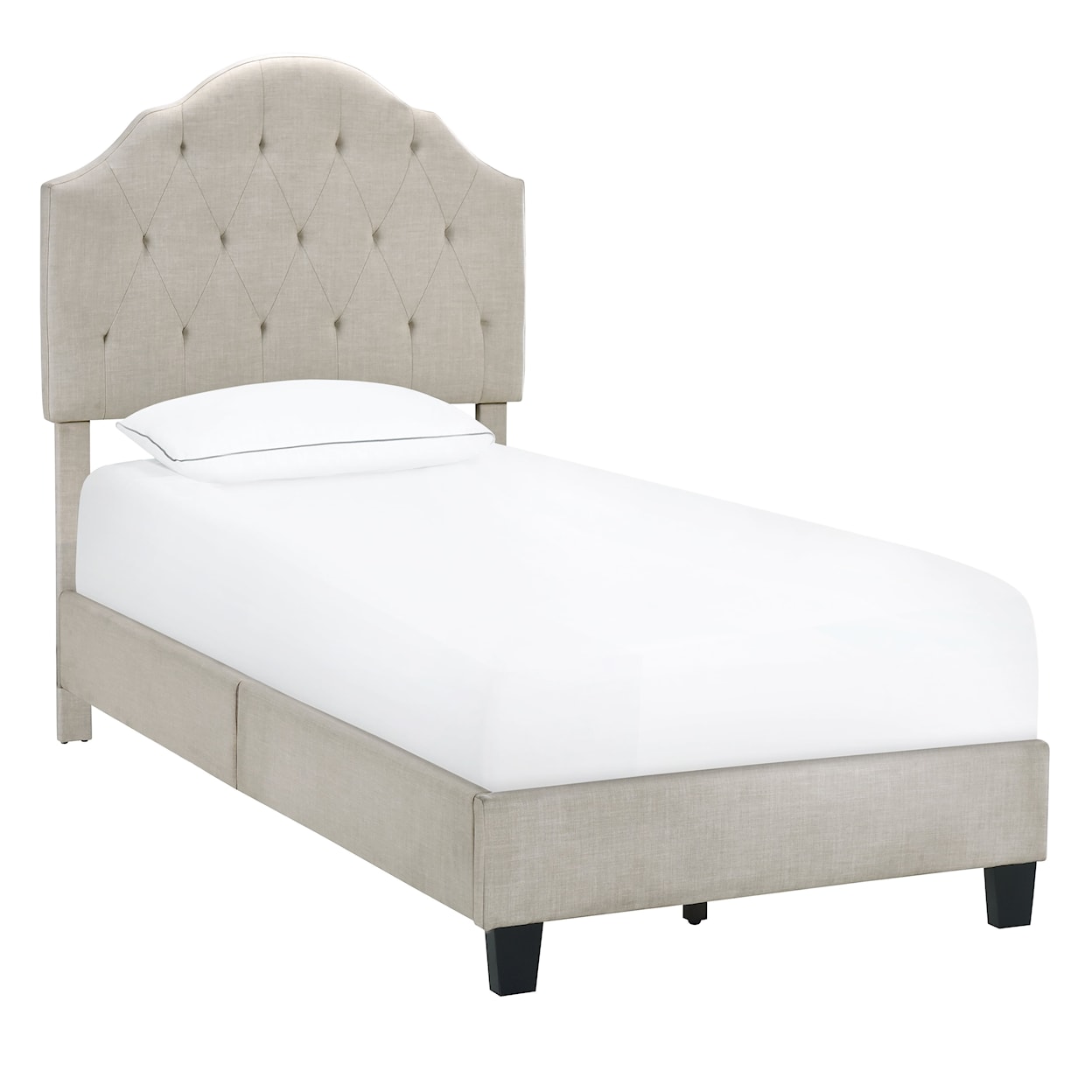 Accentrics Home Fashion Beds Twin Upholstered Bed