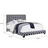 Accentrics Home Fashion Beds Queen Upholstered Bed