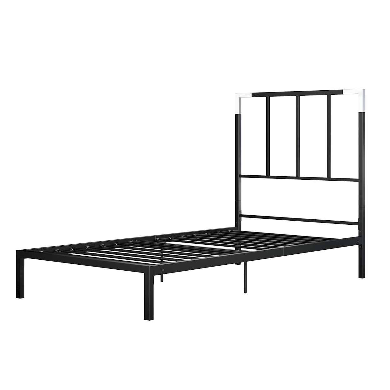 Accentrics Home Fashion Beds Twin Metal Bed