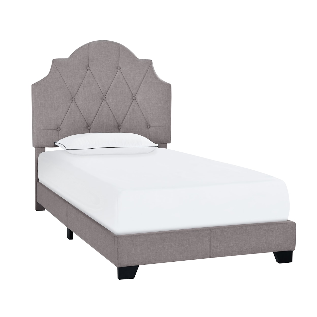 Accentrics Home Fashion Beds Twin Upholstered Bed