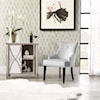 Accentrics Home Accent Seating Dining Chair Bella Silver