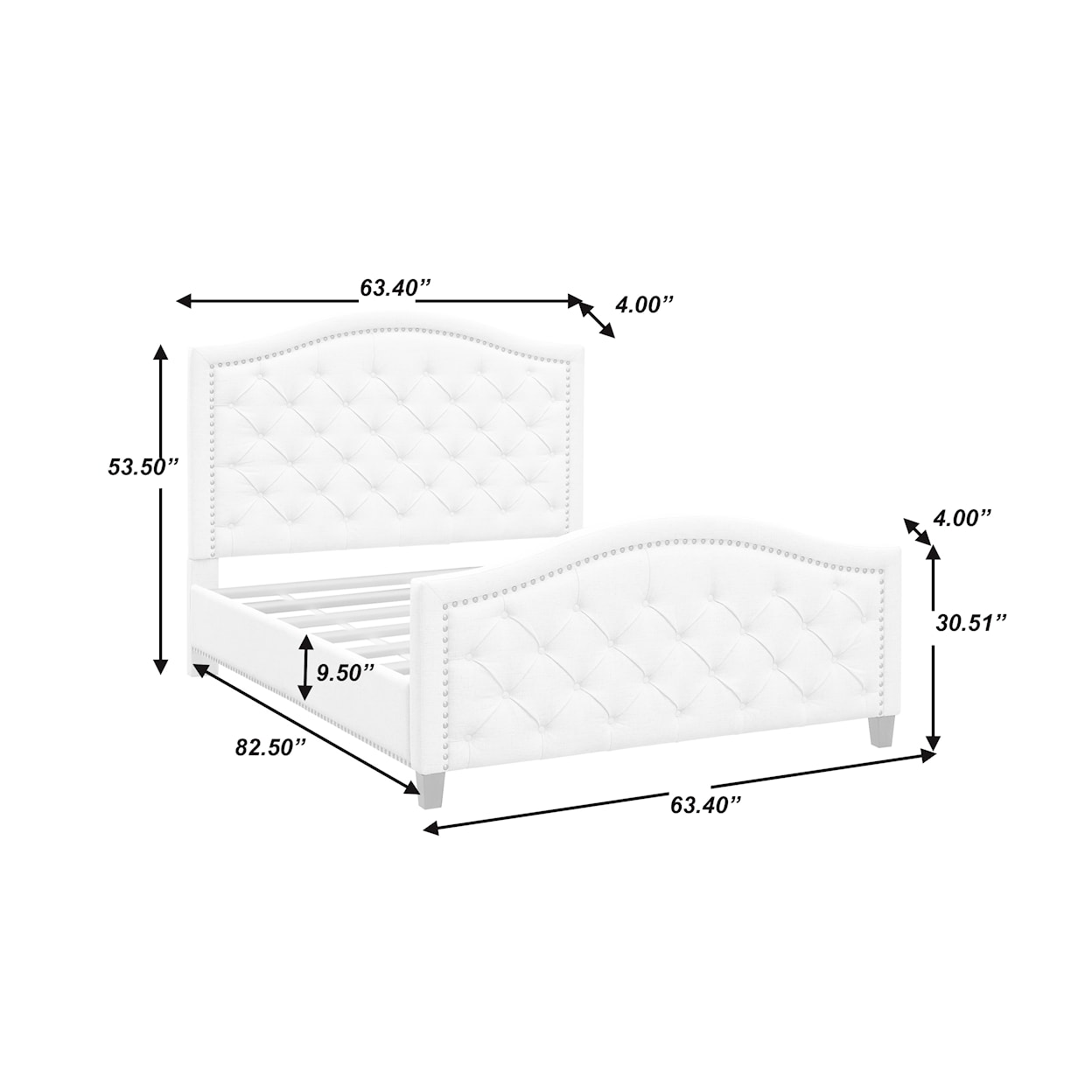 Accentrics Home Fashion Beds Upholstered Bed