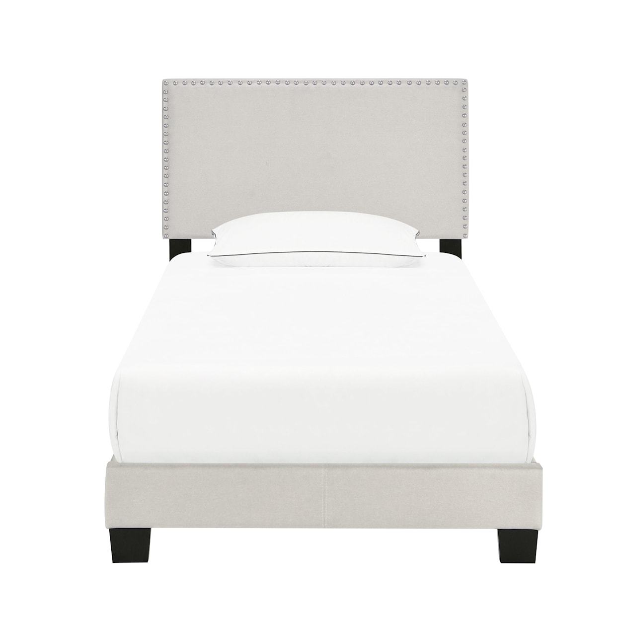 Accentrics Home Fashion Beds Twin Upholstered Bed