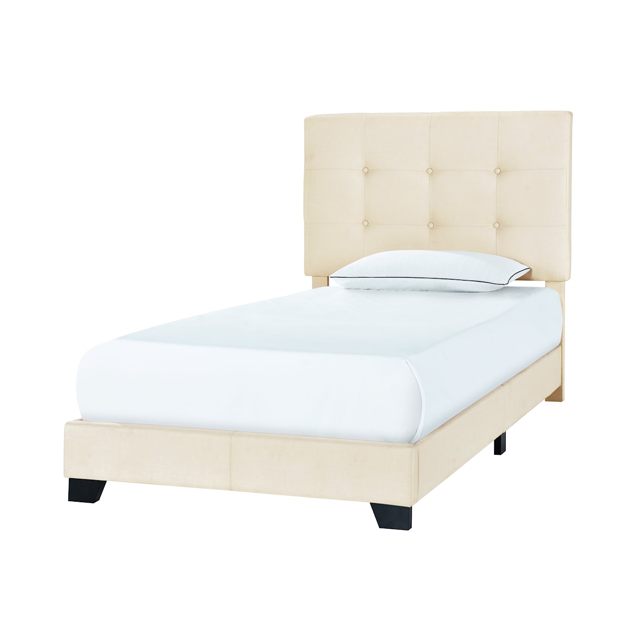 Accentrics Home Fashion Beds Twin Upholstered Bed