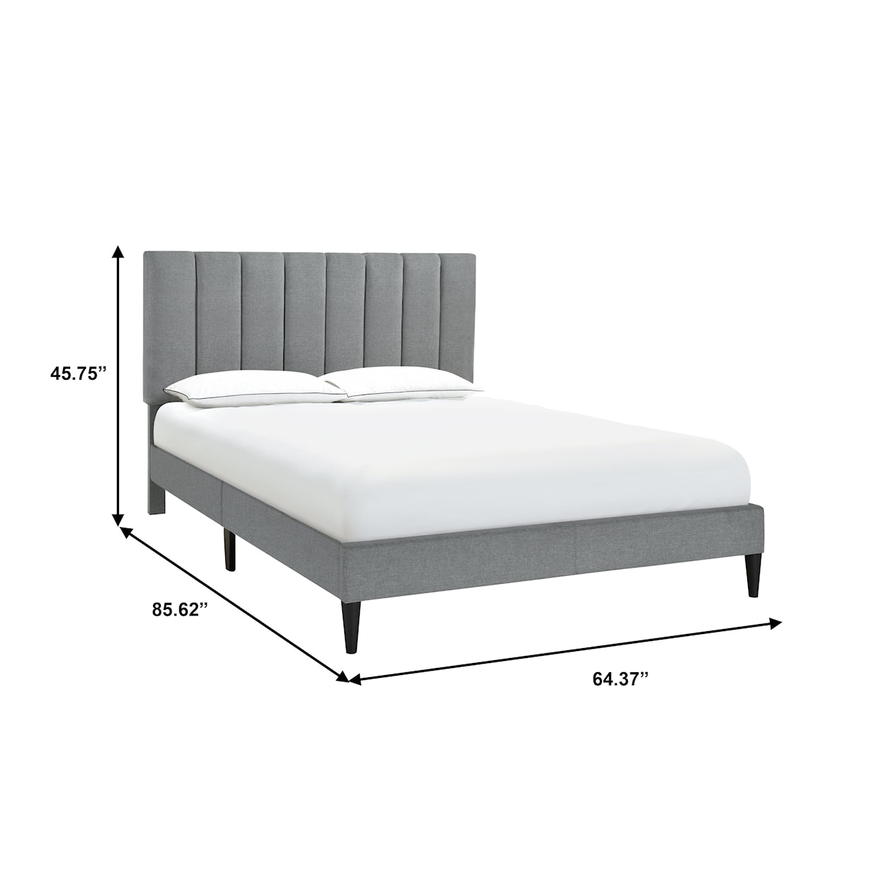 Accentrics Home Fashion Beds Queen Upholstered Bed