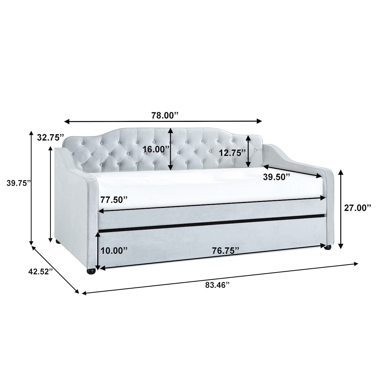 Accentrics Home Fashion Beds Upholstered Bed