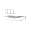 Accentrics Home Fashion Beds Metal Bed