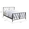 Accentrics Home Fashion Beds Queen Metal Bed