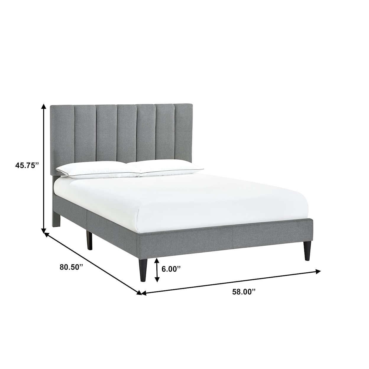 Accentrics Home Fashion Beds Full Upholstered Bed