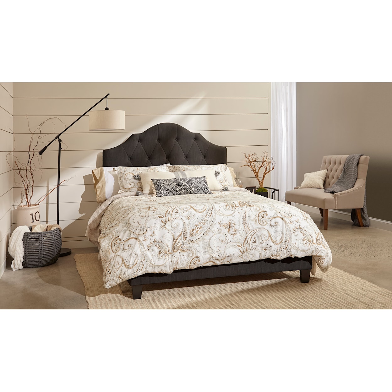 Accentrics Home Fashion Beds Queen Upholstered Bed