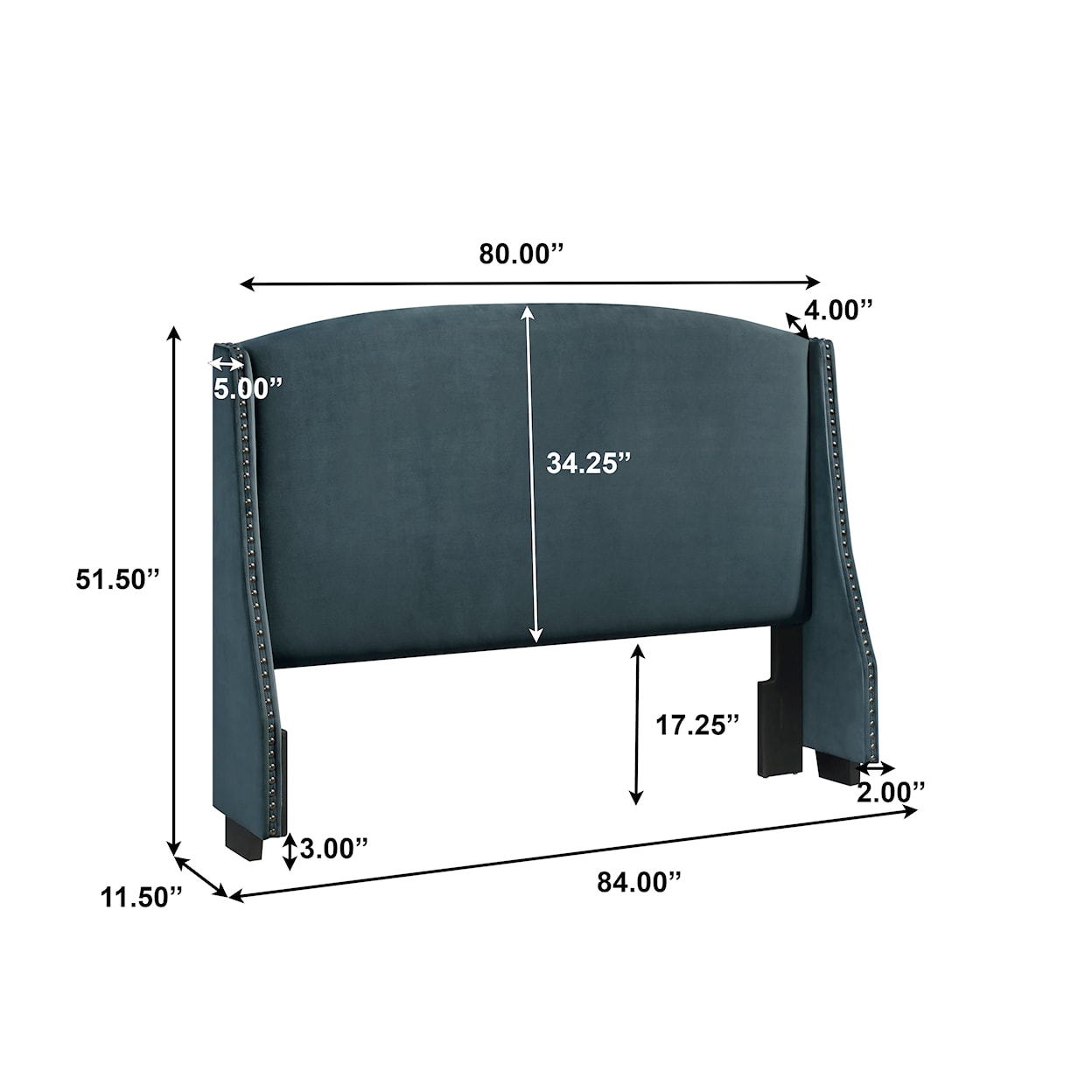 Accentrics Home Fashion Beds Uph Headboards