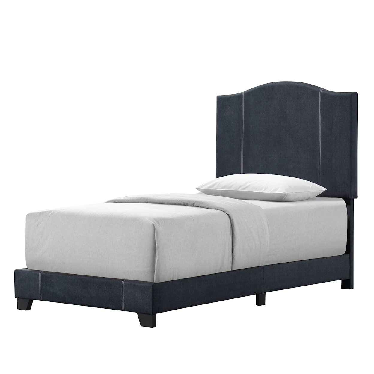 Accentrics Home Fashion Beds Twin Upholstered Bed