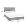 Accentrics Home Fashion Beds King Upholstered Bed