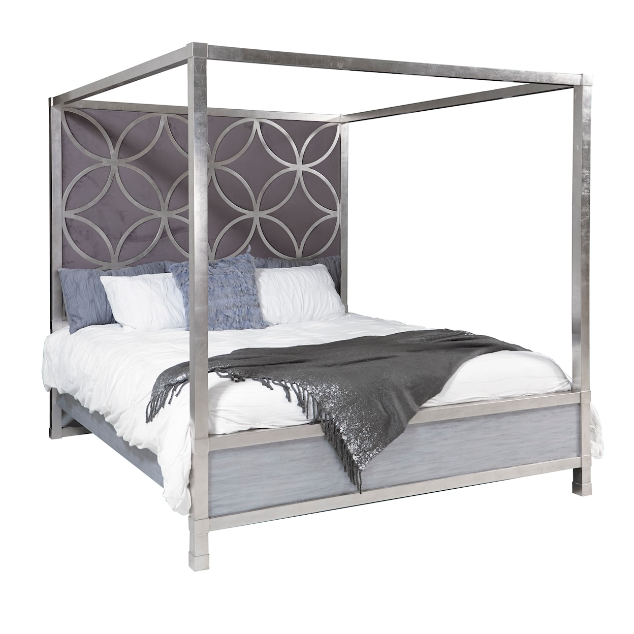 Accentrics Home Fashion Beds Queen Canopy Bed