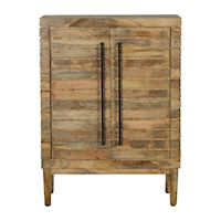 Contemporary Rustic Stacked Bar Cabinet