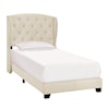 Accentrics Home Fashion Beds Twin Upholstered Bed