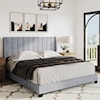 Accentrics Home Fashion Beds King Upholstered Bed