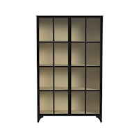 Iron 3-Shelf Display Cabinet