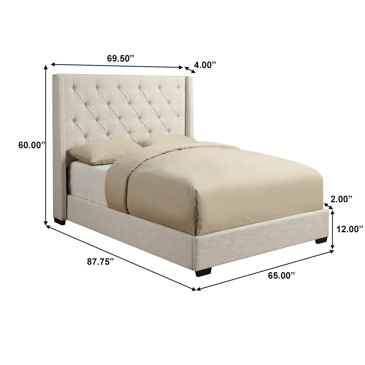 Accentrics Home Fashion Beds Upholstered Bed