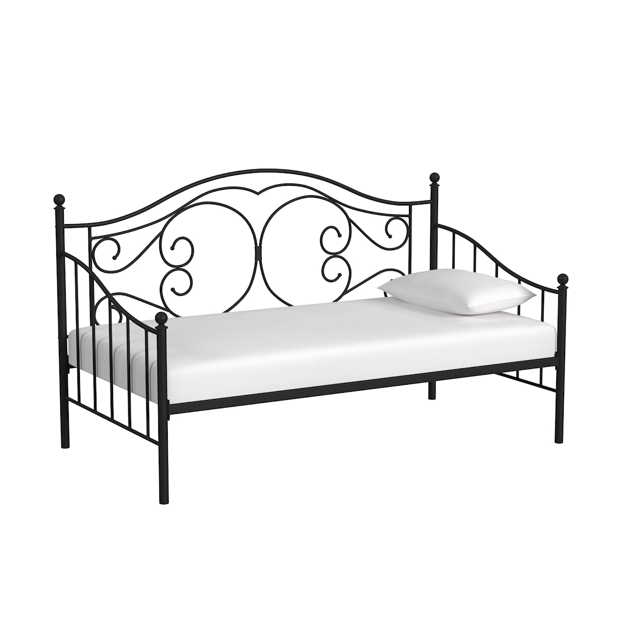 Accentrics Home Fashion Beds Twin Metal Bed