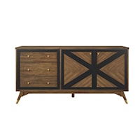 Two Tone Modern Console