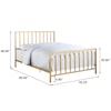 Accentrics Home Fashion Beds King Metal Bed