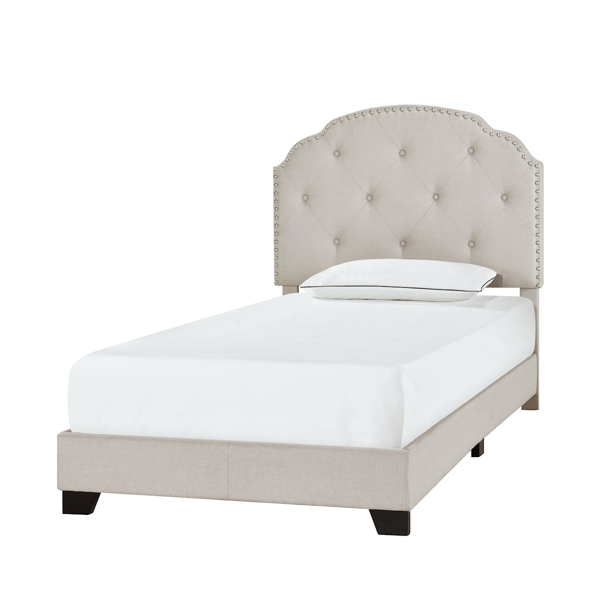 Accentrics Home Fashion Beds Twin Upholstered Bed