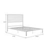 Accentrics Home Fashion Beds Full Metal Bed