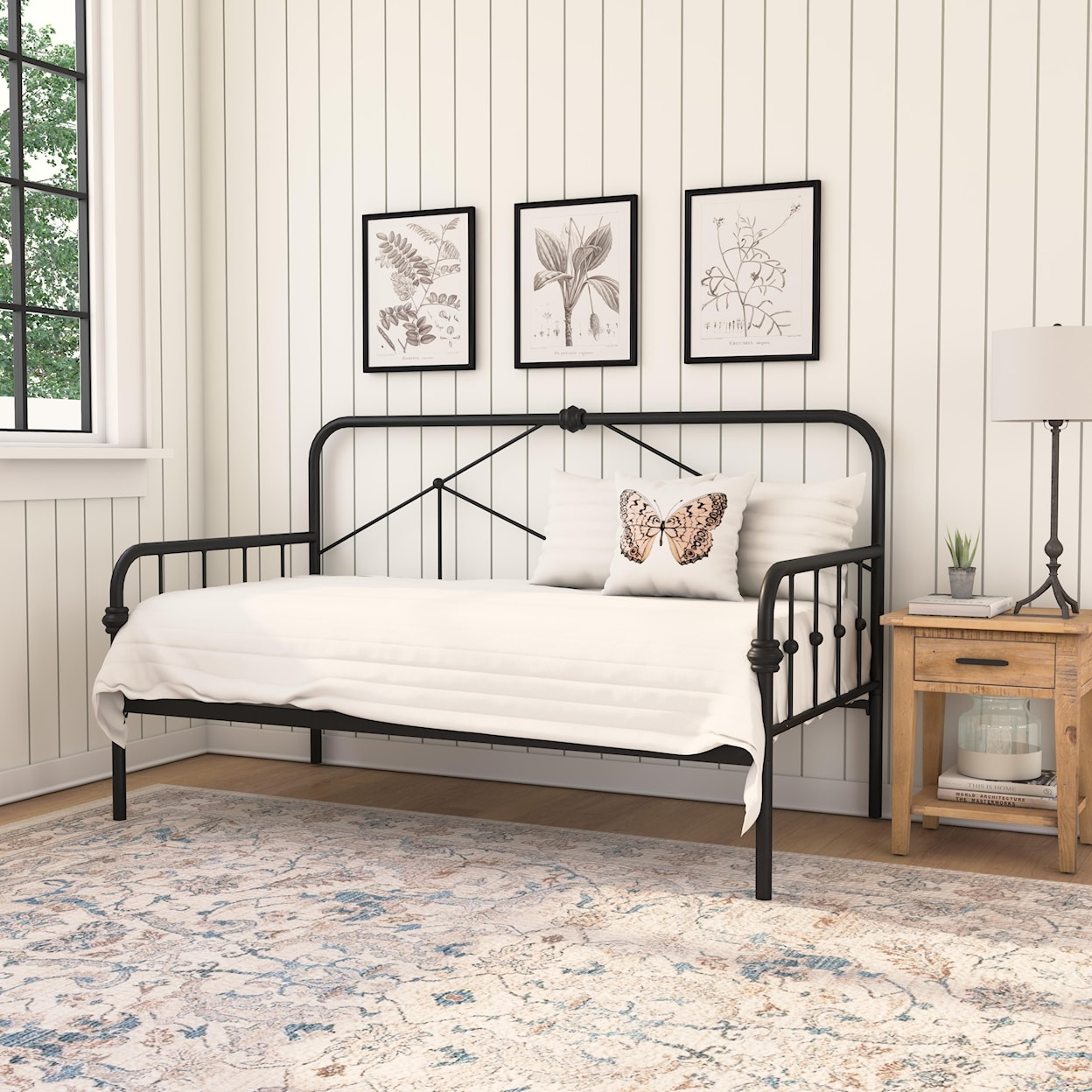 Accentrics Home Fashion Beds Twin Metal Bed