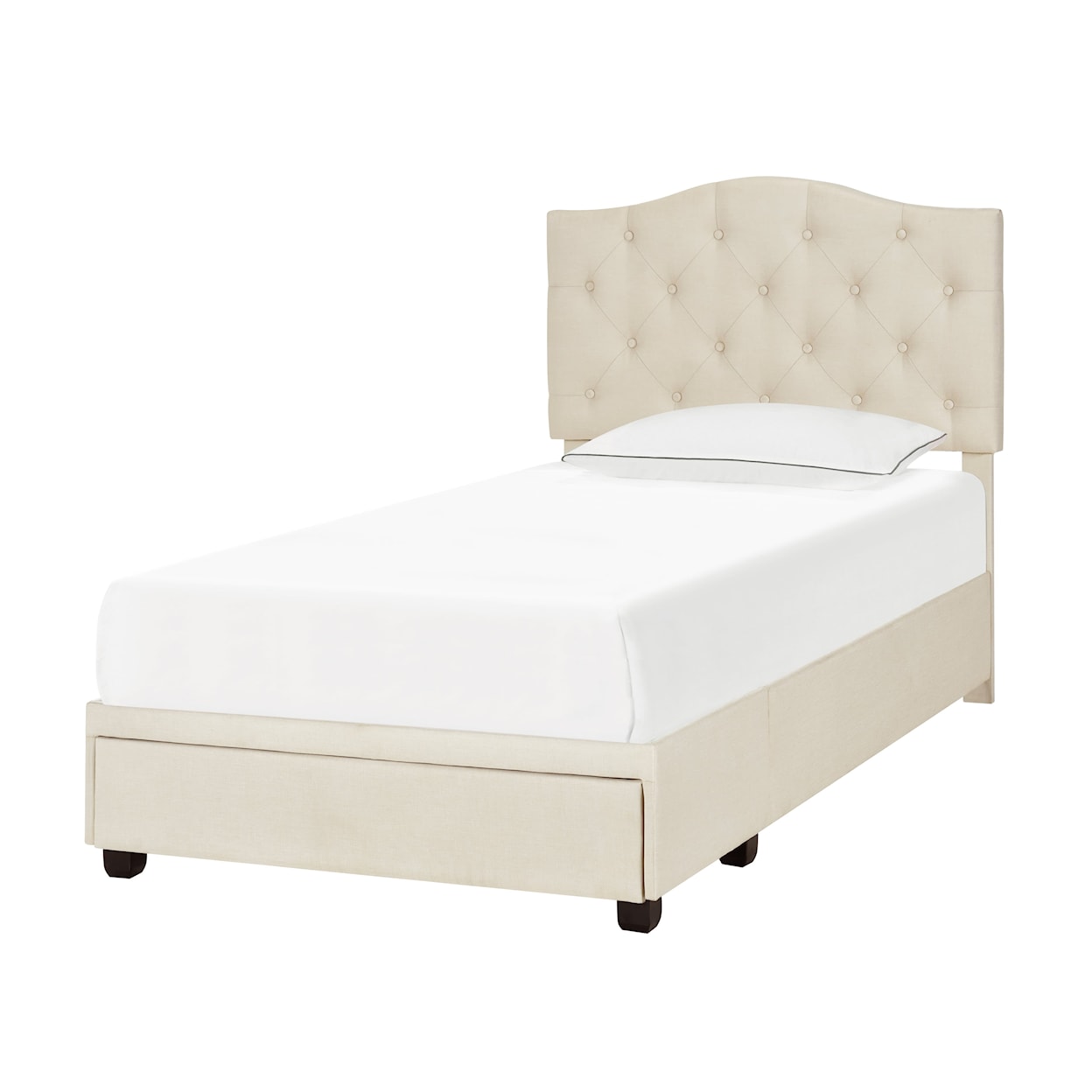 Accentrics Home Fashion Beds Twin Upholstered Bed