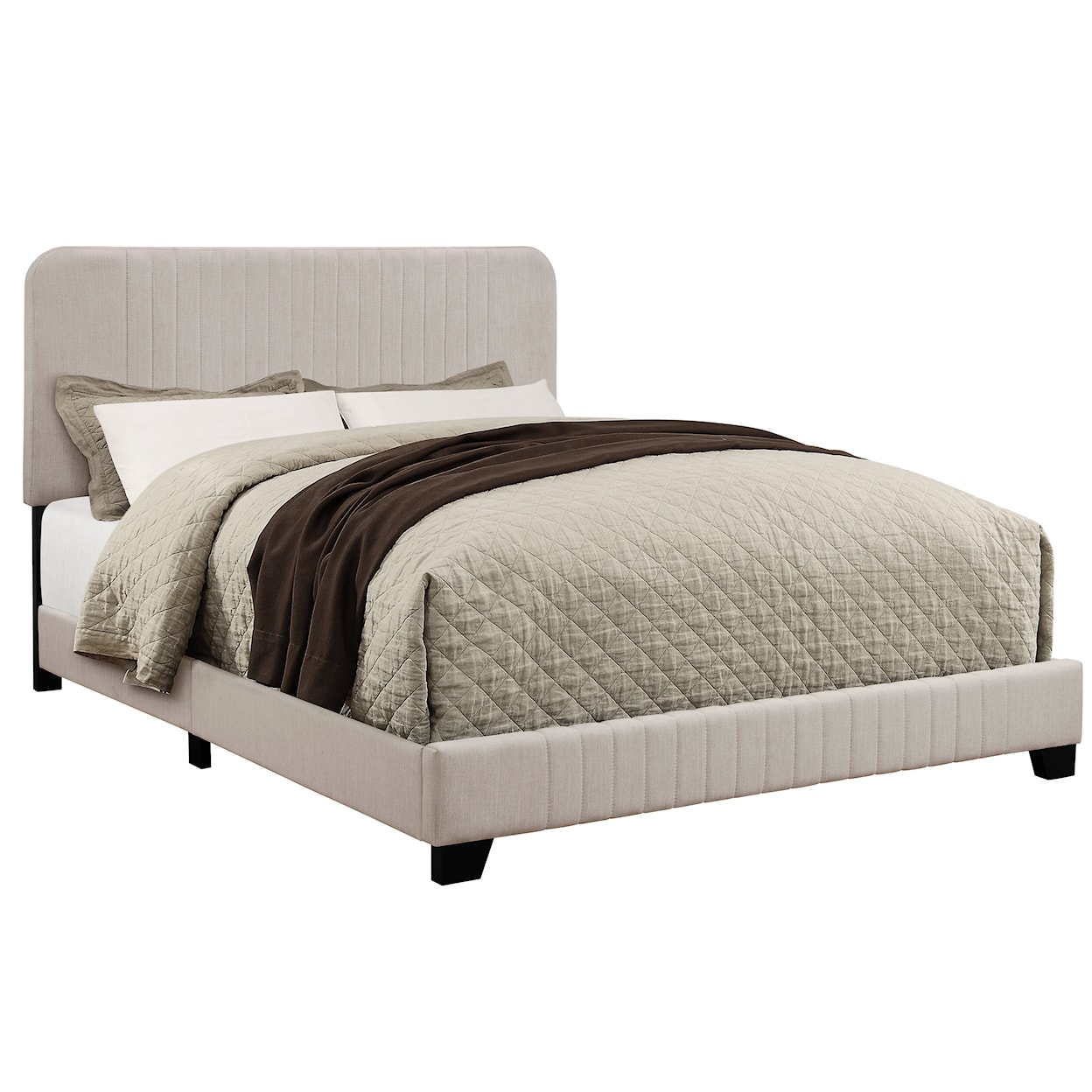 Accentrics Home Fashion Beds King Upholstered Bed