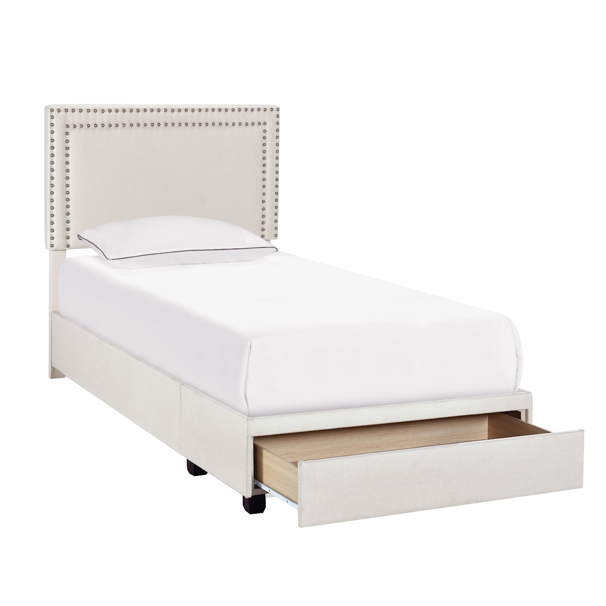 Accentrics Home Fashion Beds Twin Upholstered Bed