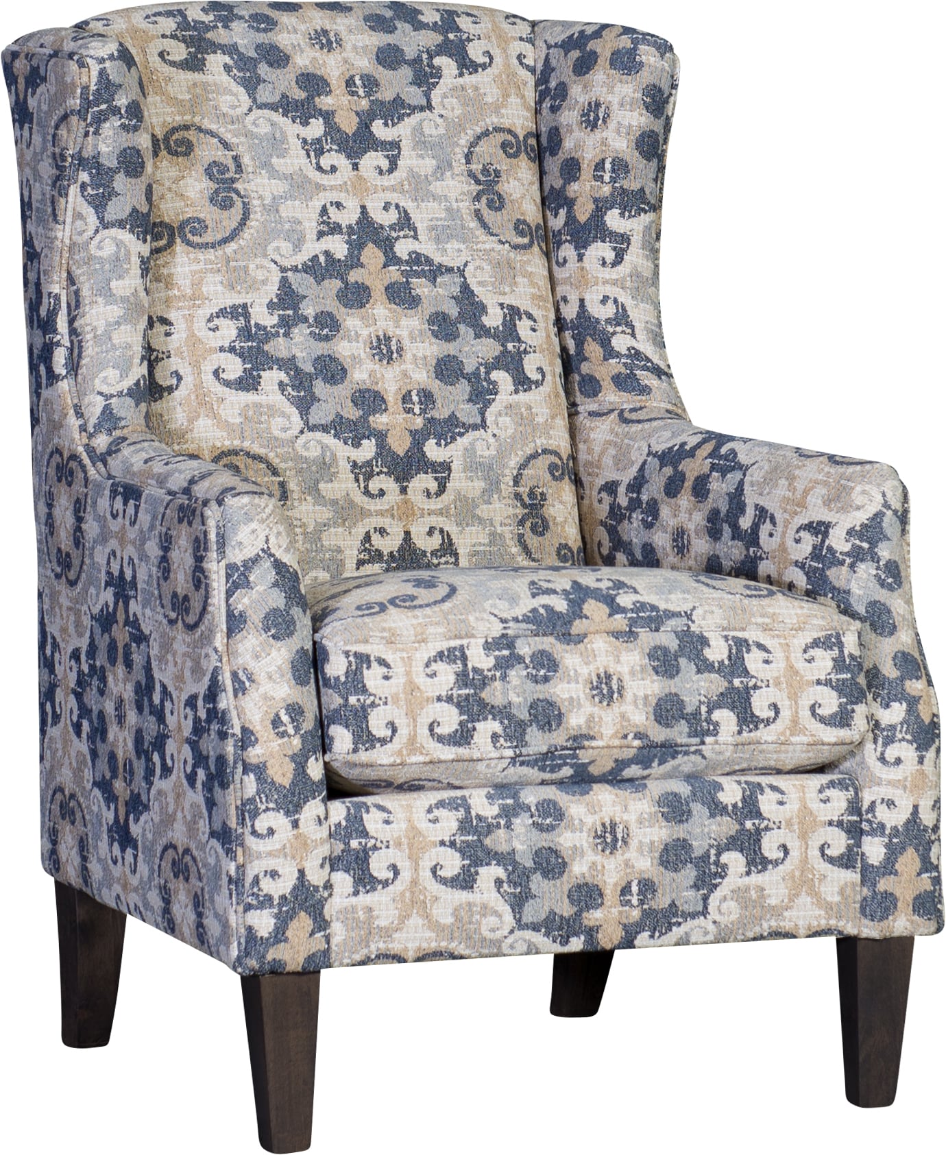Mayo Furniture 8840 Series Customizable Wing-Back Accent Chair