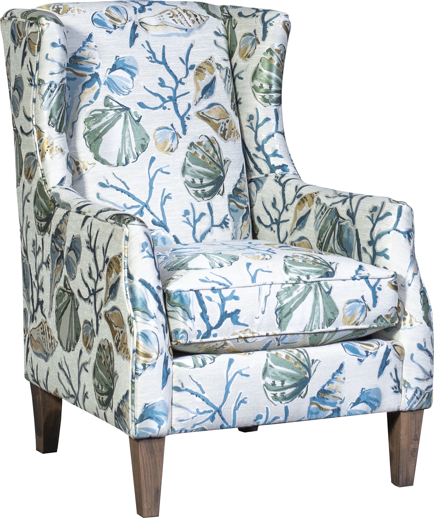 Mayo Furniture 8840 Series Customizable Wing-Back Accent Chair