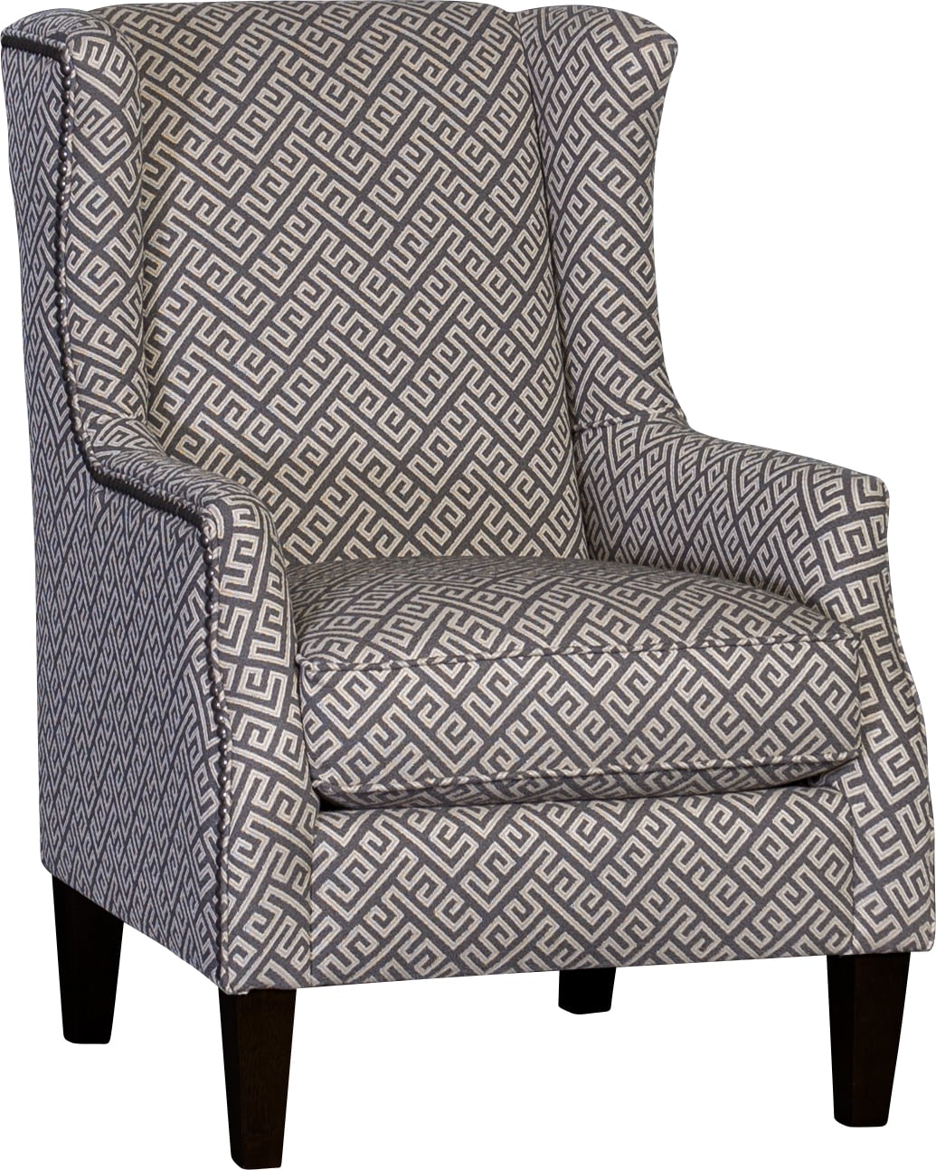 Mayo Furniture 8840 Series Customizable Wing-Back Accent Chair