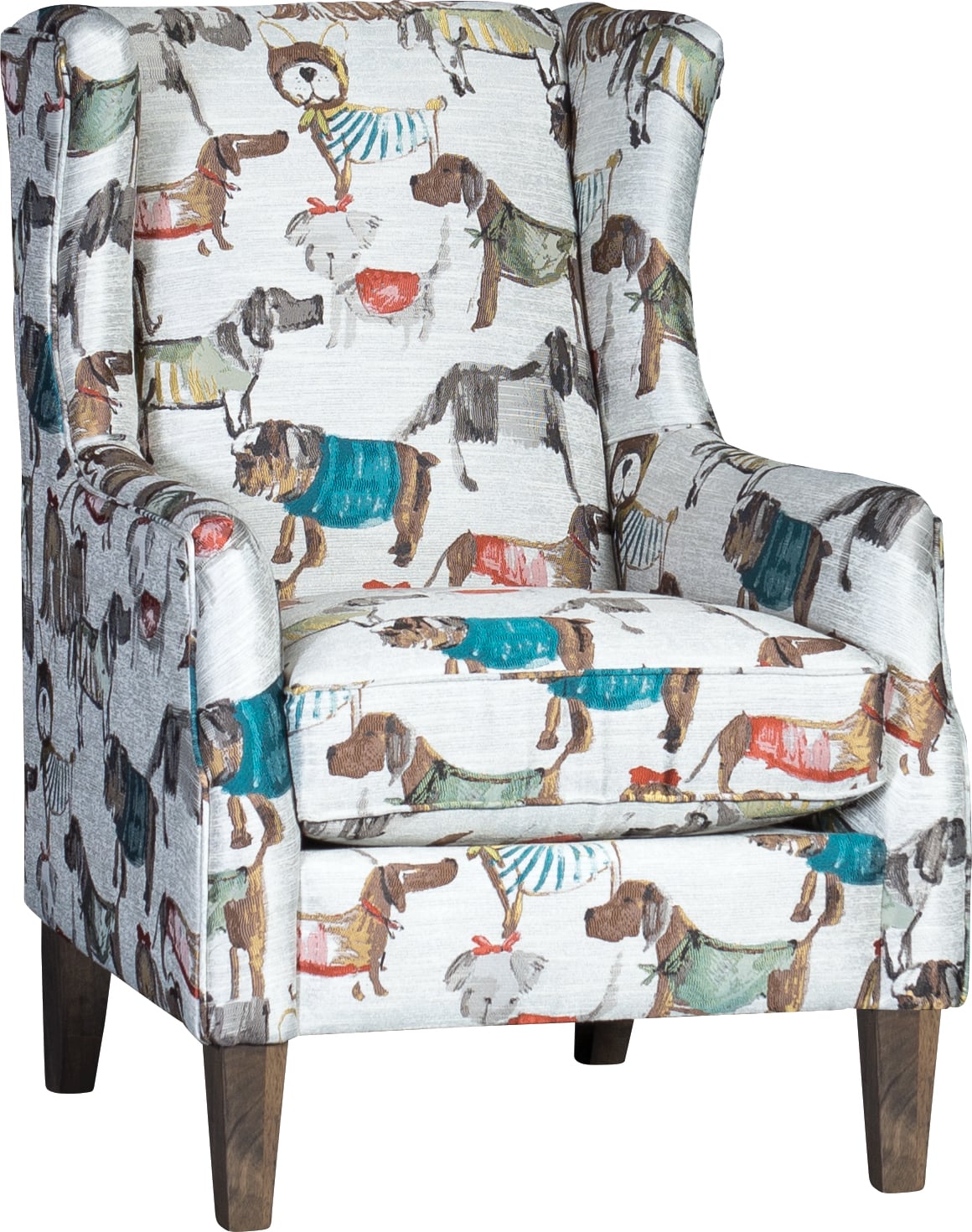 Mayo Furniture 8840 Series Customizable Wing-Back Accent Chair