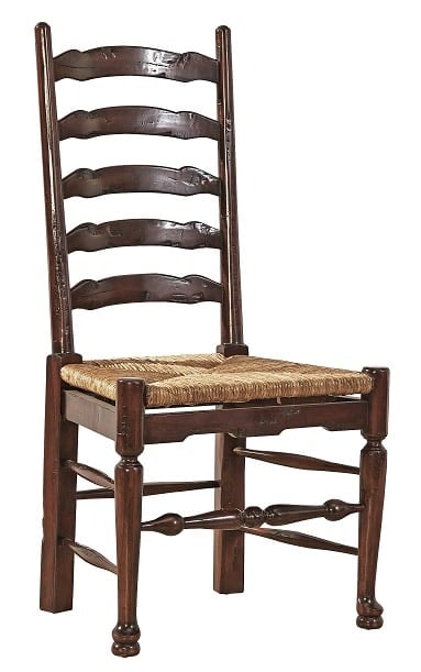 English Country Ladderback Side Chair
