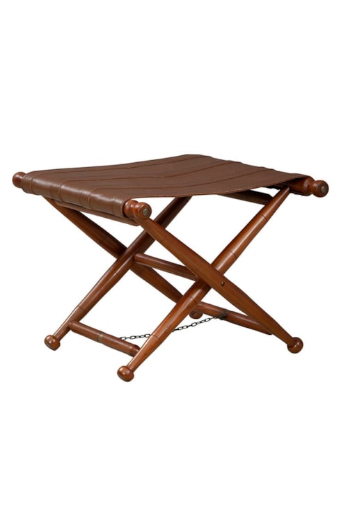 Mombasa Folding Stool Teak