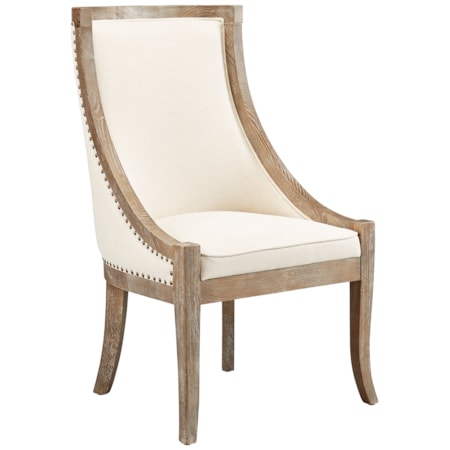 Linen Scoop Chair