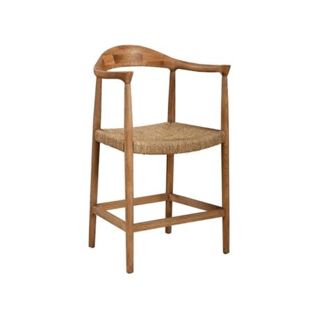 Natural Abraham Counter Stool