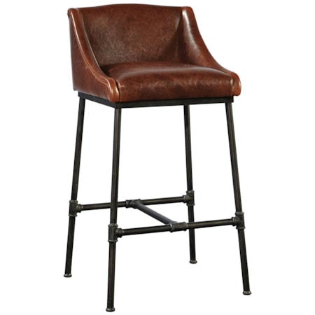Iron Pipe Bar Stool