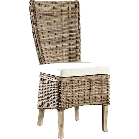 Woven Kubu Highback Side Chair