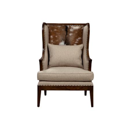 Dark Billings Wing Chair