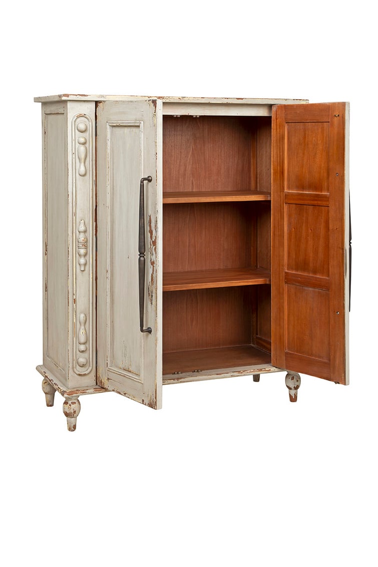 Distressed Bijou Hall Cabinet