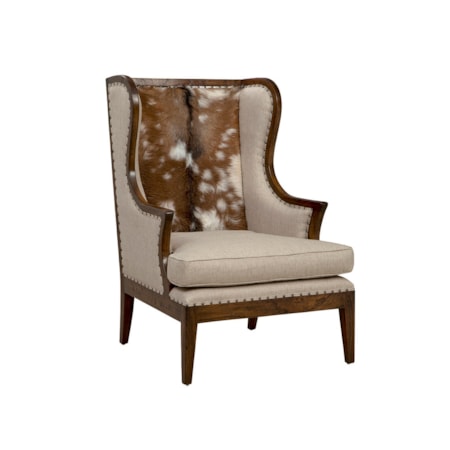 Dark Billings Wing Chair