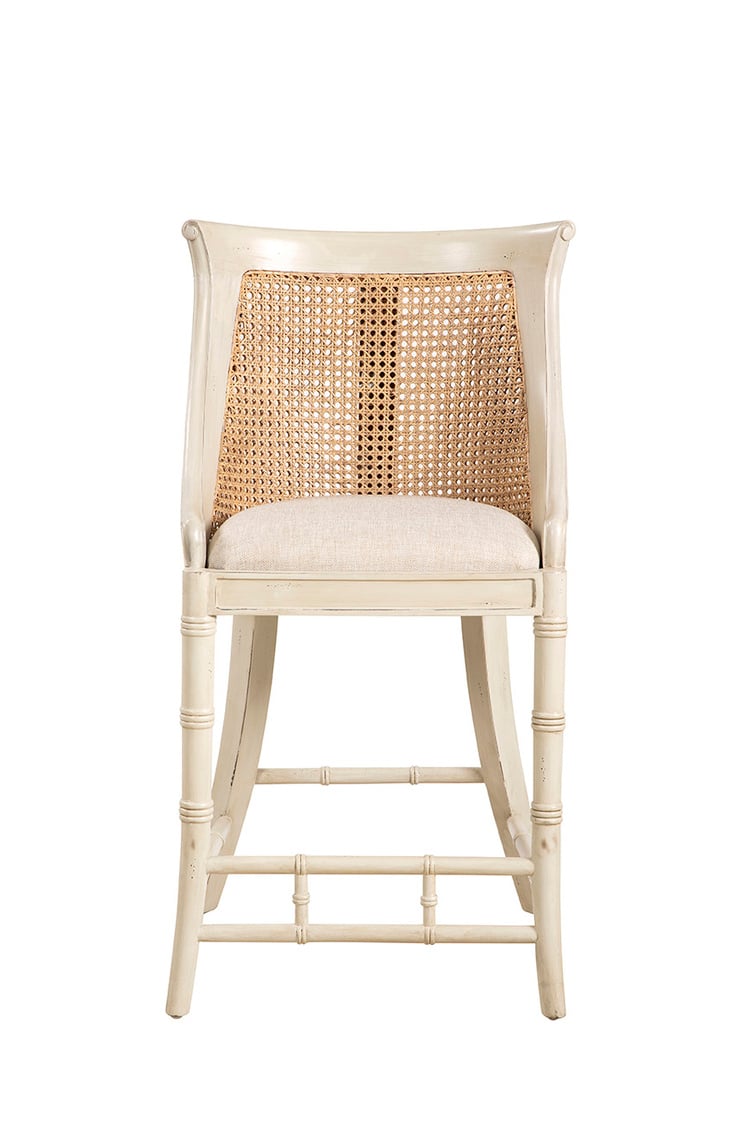 Furniture Classics Furniture Classics Cream Spoonback Counter Stool